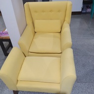 Wings Chair Sofa Single Sofa Baca Preloved Bekas Pakai