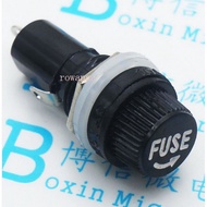 Black FUSE 6X30mm FUSE Holder Glass Tube 6 * 30 FUSE Holder FUSE