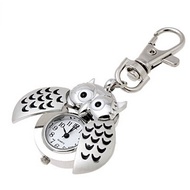 Best Smart Watches 46mm Watch On Wrist New Mini Metal Key Ring Owl Double Open Quartz Watch Clock- Silveratomic Wristwatch Smartwatches Tourbillon Sunkta Tachymeter Chronograph