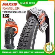 1PC MAXXIS RAMBLER TUBELESS 700x38C/40C/45C/50C GRAVEL bike tire 60/120tpi Road Cross Country Foldable Clincher Tyres Gravel and dirt road racing tire