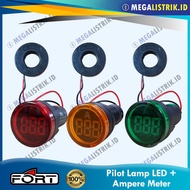 FORT PILOT LAMP + AMPERE METER / LED PANEL CONTROL LAMP + AMPERE METER INDICATOR