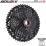 GOLDIX Black Cogs MTB Cassette 8 9 10 11 12 Speed 11-40/42/46/50/50T Bicycle Freewheel Bicycle Sproc