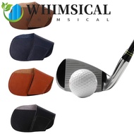 WHIMSICAL Golf Iron Headcover Iron pole cover PU Leather Protective Cover Durable Golf Iron Covers G