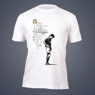 Tide Short Sleeve T-Shirt Roberto Baggio Fiorentina Mlian Azzurri Italy Commemorative Jersey Tees