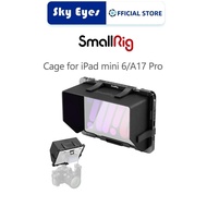 SMALLRIG Cage for iPad mini 6 / A17 Pro, Metal Tripod Mount Adapter for iPad with 1/4"-20, 3/8"-16 H