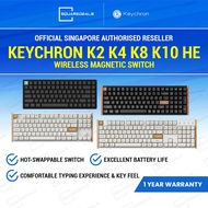 Keychron K2 K4 K8 K10 HE Wireless Magnetic Switch Custom Keyboard