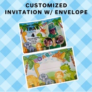 Customized Birthday Invitation with Envelope 3R size