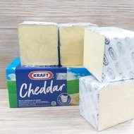 READY STOCK!! REPACK KEJU KRAFT CHEDDAR +/- 500 GRAM / KEJU KRAFT CHEDDAR POTONGAN