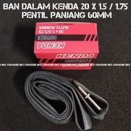 Kenda Inner Tube 20x1.5/1.75 FV 60mm - Small 20-valve Inner Tube