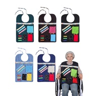 Elderly Soothing Bib Puzzle Decompression Exercise Hand Brain Dementia Care Altsheimer Patients Use 