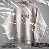 10mile original/m&m sweater/grey sweater/oversize sweater/graphic sweater/oversize balloon sweater g