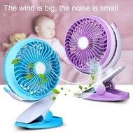 Mini USB fan with clip for baby stroller