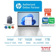 HP Envy 6J967PA Silver Laptop/i7-12700H/16GB RAM 1TB SSD/16" WQXGA 120Hz/A370M/W11( [MS Office Bag] 16-H0006TX
