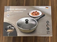 德國寶 韓國製 24cm易潔排水鑊連玻璃蓋 KPD-124