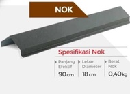 Nok Genteng Metal Koko Roof - Pasir Premium