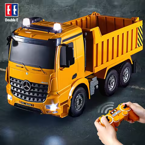 Double E E525 RC Dump Trucks 1/20 Remote Control Transporter Engineering Vehicle with Light and Soun