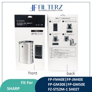 Filterz fit Sharp FP-F40/ FP-F40E/ FP-FM40E / FP-JM40E / FP-GM30E / FP-GM50E / FZ-STS2M MOSQUITO GLU