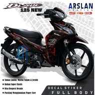 Decal Blade 125 NEW Full Body Stiker Blade 125 New Full Body Variasi / Desain Hayabusa