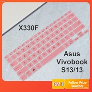 ۩Keyboard Cover ASUS Vivobook S13 X330F Protector Soft Silicone Adolbook 13'' 2020 13.3 Inch Waterproof Protective Film