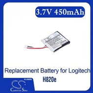 Cameron Sino Replacement Battery for Logitech  H820e, Fits P/N 533-000095