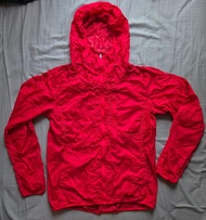 Uniqlo 可攜式連帽外套 Pocketable Parka 紅色 (80%新)