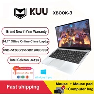 KUU XBOOK-3 Laptop 14.1" 8GB+512GB SSD 11th Gen Intel Windows 11 PRO FREE GIFT