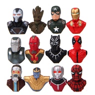 12 Superhero League Spiderman Creative Figures Korean Version Magnetic Buckle Refrigerator Stickers 