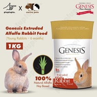 [TERMURAH] GENESIS EXTRUDED PREMIUM RABBIT & GUINEA PIG FOOD Timothy Alfalfa Rabbit Guinea Pig Food 