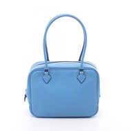 【二手】愛馬仕 HERMES 手提包 Mini Plume 20 藍色天堂藍 其他 Plume Mini 藍色天堂 女士二手 A