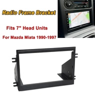 Fits 7" Atoto Radio For Mazda Miata 1990-1997 Double Din Head Unit Bezel Double DIN Radio Frame Cove