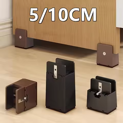 5/10CM Adjustable Chair Feet Riser Screw Clamp 2 4 Inch Height Heavy Duty Sofa Tables Bed Furniture 