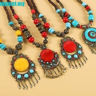 MIQUEL Ethnic Head Chain Vintage Bohemia Necklace Tibetan Jewelry Bohemia Tiara