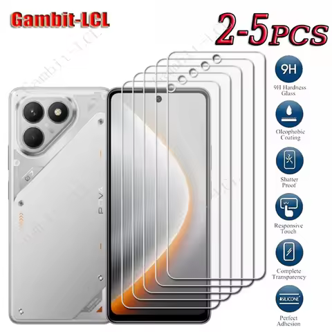 2-5PCS 9H HD Tempered Glass For Tecno Pova 7 4G 6.78" TecnoPova7 Pova7 Neo Pova7Neo 7Neo Screen Prot