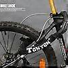TONYON Bicycle Lock, Quality Anti-Theft 5 Digit Number Passcode Combination Bike Chain Cable, 0.98m 