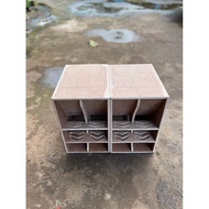 F1 6-inch miniature box made of 9mm topwood Box Speaker Kosong Speaker Box 6 Inch