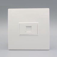 RJ45 CAT6 NETWORK WALL MOUNT FACEPLATE SOCKET