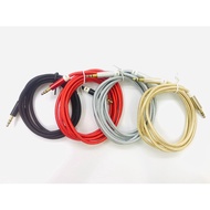 [Laoyang Musical Instrument Store] Braided Audio Cable 3.5mm Stereo Gold-Plated Connector Male To Ex