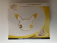 (原盒)PTCG 寶可夢 pokemon 30週年ETB禮盒 (Sealedbox)30th Celebration Elite Trainer Box