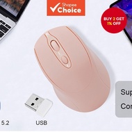 Dual Mode Bluetooth Silent Mouse for PC Rechargeable Wireless Mice Adjustable for  iPad MacBook Lapt