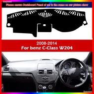 Car Dashboard Cover DashMat Carpet Cape For Mercedes-Benz C-Class W204 2008 2009 2010 2011 2012 2013