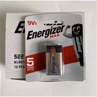 Long life exp Dec,2032 ENERGIZER Max 9V Alkaline Battery