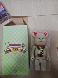 夜光招財猫 Bearbrick 400%