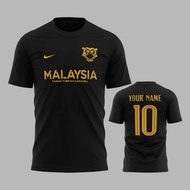 Jersey Malaysia ''Harimau Malaya" Jersey Black/Gold - Jersi Roundneck