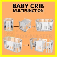 Kasur Bayi Set Tempat Tidur Bayi Baby Box Baby Crib Bed Rail Playpen