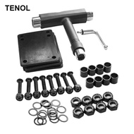 TENOL Skateboard Trucks And Wheels Set Skateboard Tool for Skateboard Accessories