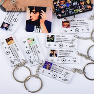 Music Album Cover Lyrics Keychain Accessories
