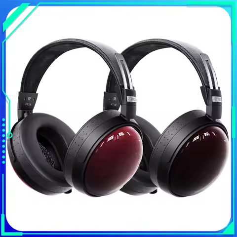 FiiO FT13 Headphone HIFI Wired High Fidelity Purple Heart Wood 60mm Dynamic Closed-Back Headsets Por