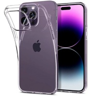 Ultra Thin Soft Transparent TPU Phone Case for iPhone 15 Pro Max 14 Pro Max 13 12 11 Pro X XS Max 13 Mni XR 8 7 6 6s Plus SE 2020 SE3 2022 Clear Silicone Casing
