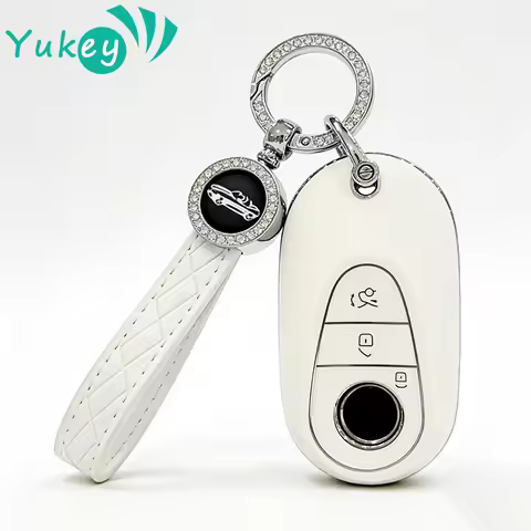 TPU Shell Fob for Mercedes Benz C E S Class W206 W223 W214 GLA GLB GLC CLA CLS E300 S450 S580 S500 C