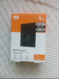 WD Western Digital My Passport 2.5" Usb3.0 Portable Hard Disk 4TB HDD 全新行貨 外置硬盤 (黑)